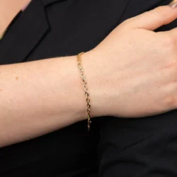 Infinity Gold Tennis Bracelet