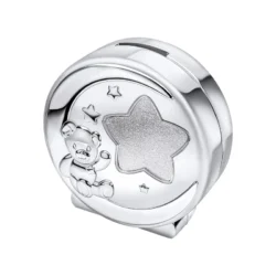Silver Plated Teddy Bear Money Box