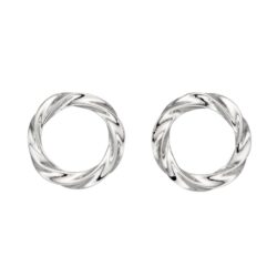 Organic Circle Earrings