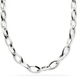 Silver Marquise Chain Necklace