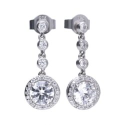 Diamonfire Round CZ Earrings