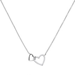 Diamonfire Double Heart Necklace